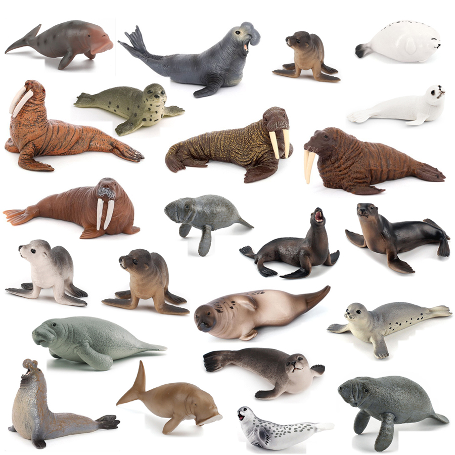Kids Education Picture - Figur Aksi Model Hewan Laut Realistis