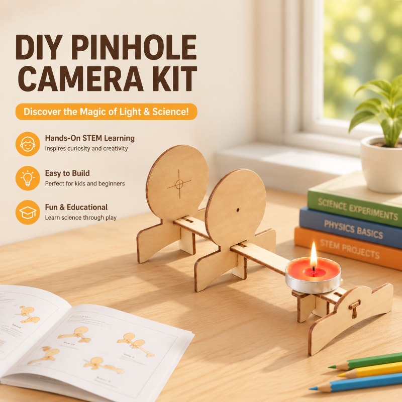 Kids Education Images - Kit Perakitan Pencitraan Lubang Jarum DIY