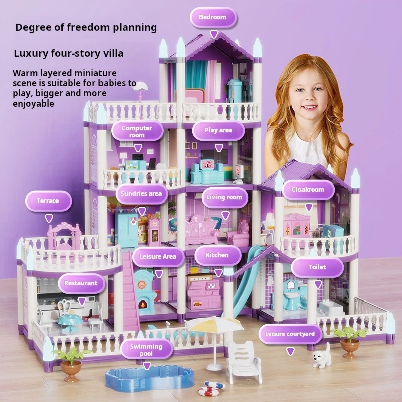 Kids Education Images - Rumah Boneka DIY Kastil Anak Perempuan
