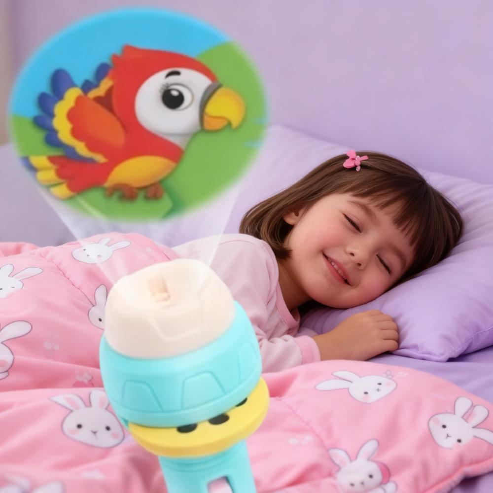 Kids Education Images - Senter Proyeksi Cahaya Anak-anak dengan 120