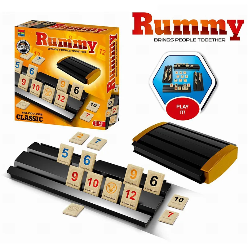 Kids Education Card - Versi Bahasa Inggris Permainan Papan Mahjong
