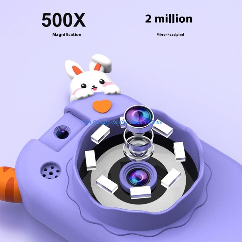Kids Education Images - Mikroskop Portabel Anak-anak U2JE dengan Layar