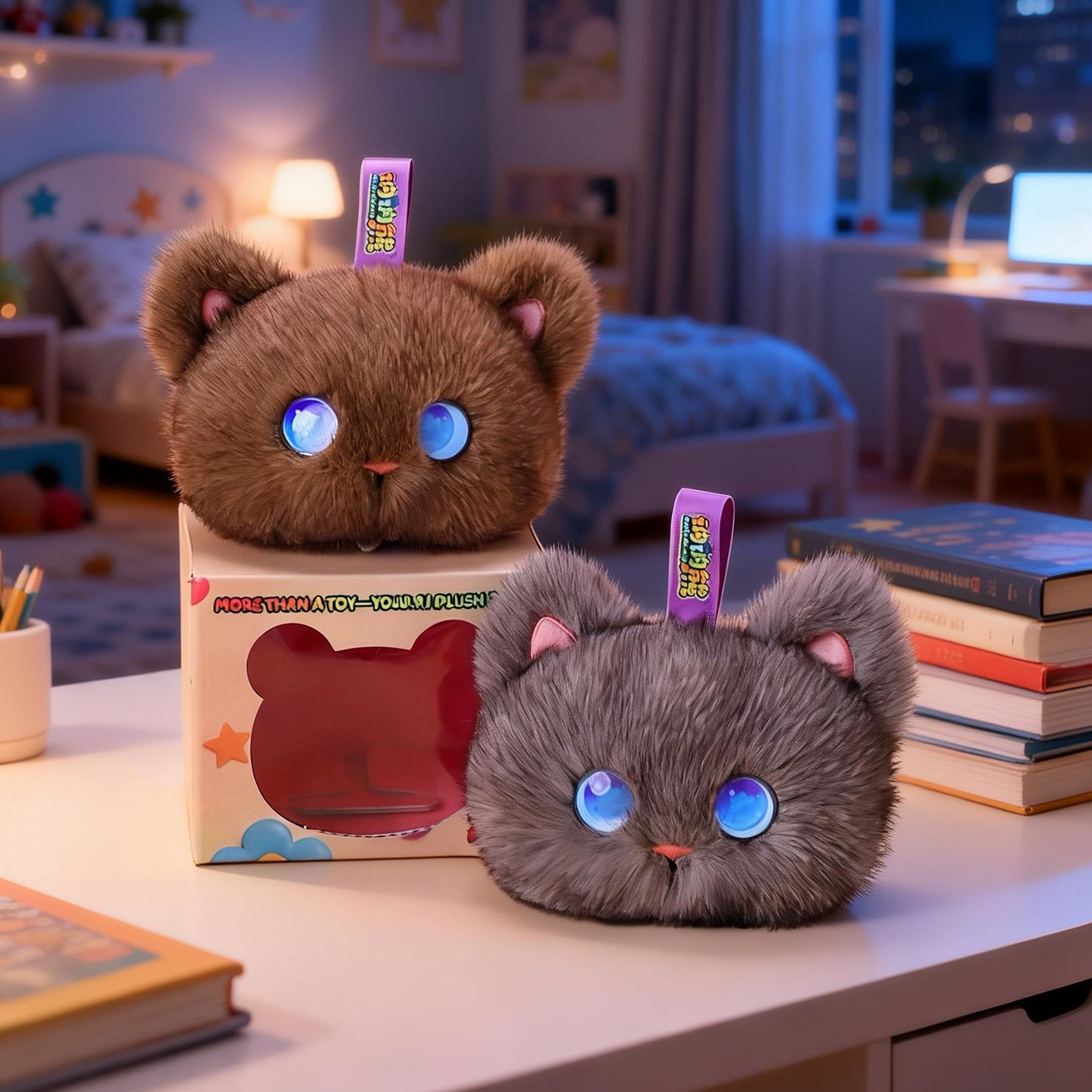 Kids Education Toys - Mainan Kucing Boneka AI Tobot, Teman