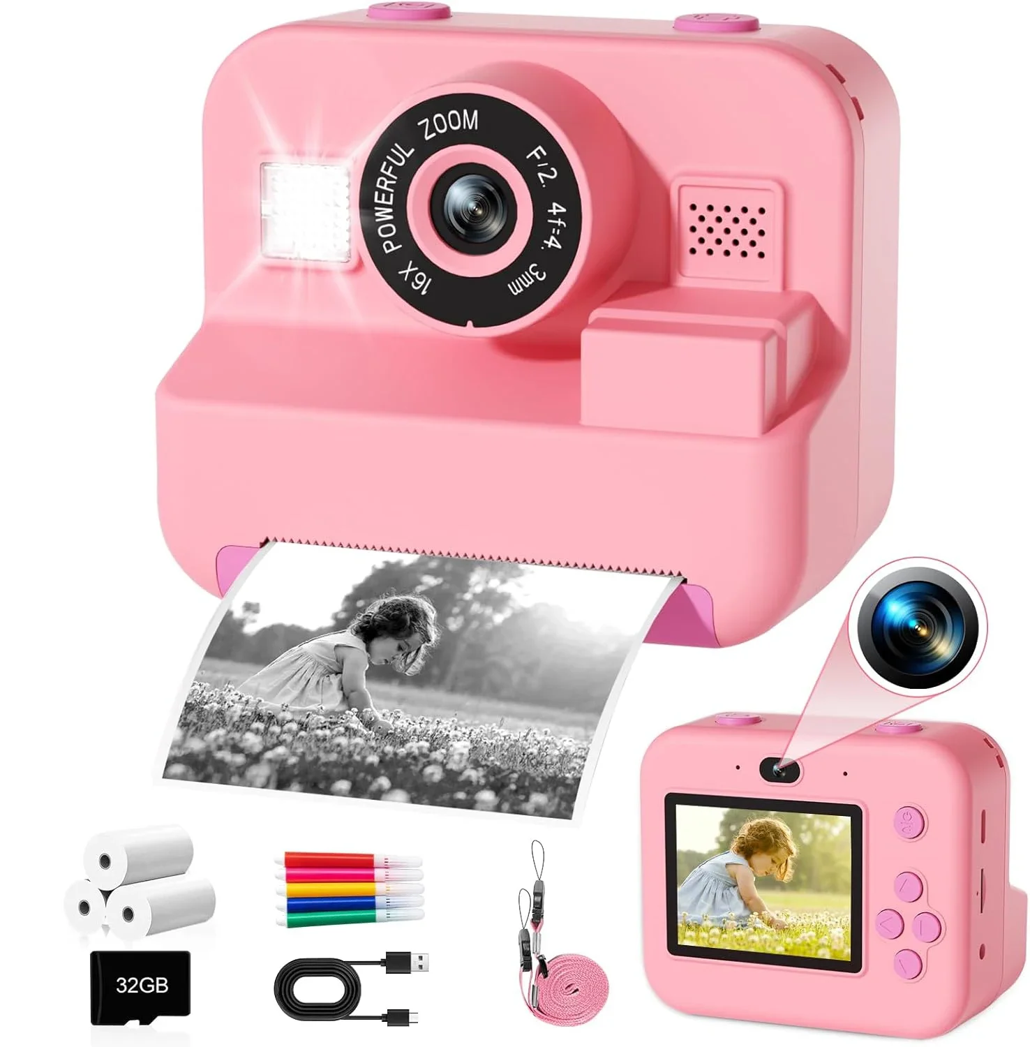 Kids Education Images - Kamera anak-anak Digital, cetak instan dan