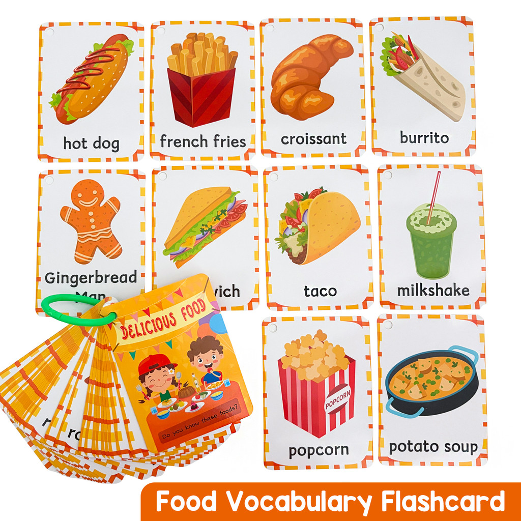 Kids Education Card - 48 Buah Kartu Bahasa Inggris Edukatif