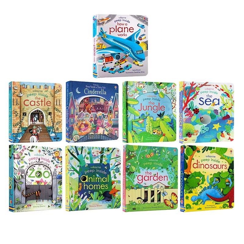 Buku Peep Inside Usborne buku  - Kids Education Picture ulasan dan harga