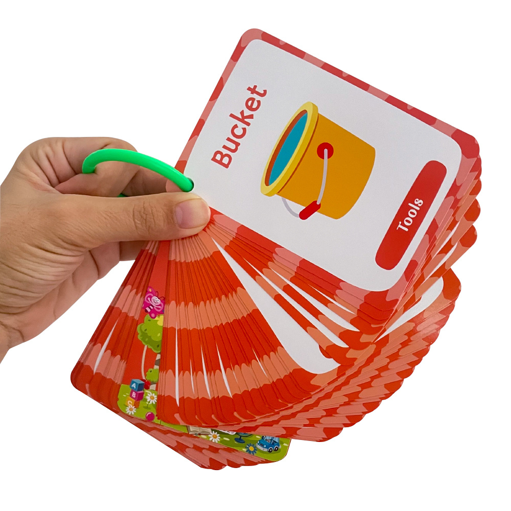 Kartu Flash Bahasa Inggris unt - Kids Education Card ulasan dan harga