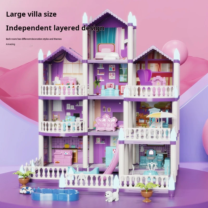 Rumah Boneka DIY Kastil Anak P - Kids Education Images ulasan dan harga