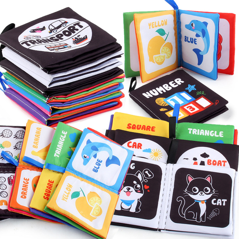 Buku kain bayi untuk bayi baru - Kids Education Book ulasan dan harga