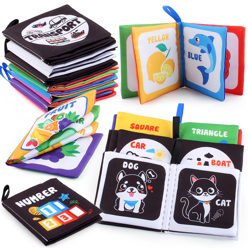 Buku kain bayi untuk bayi baru - Kids Education Book ulasan dan harga
