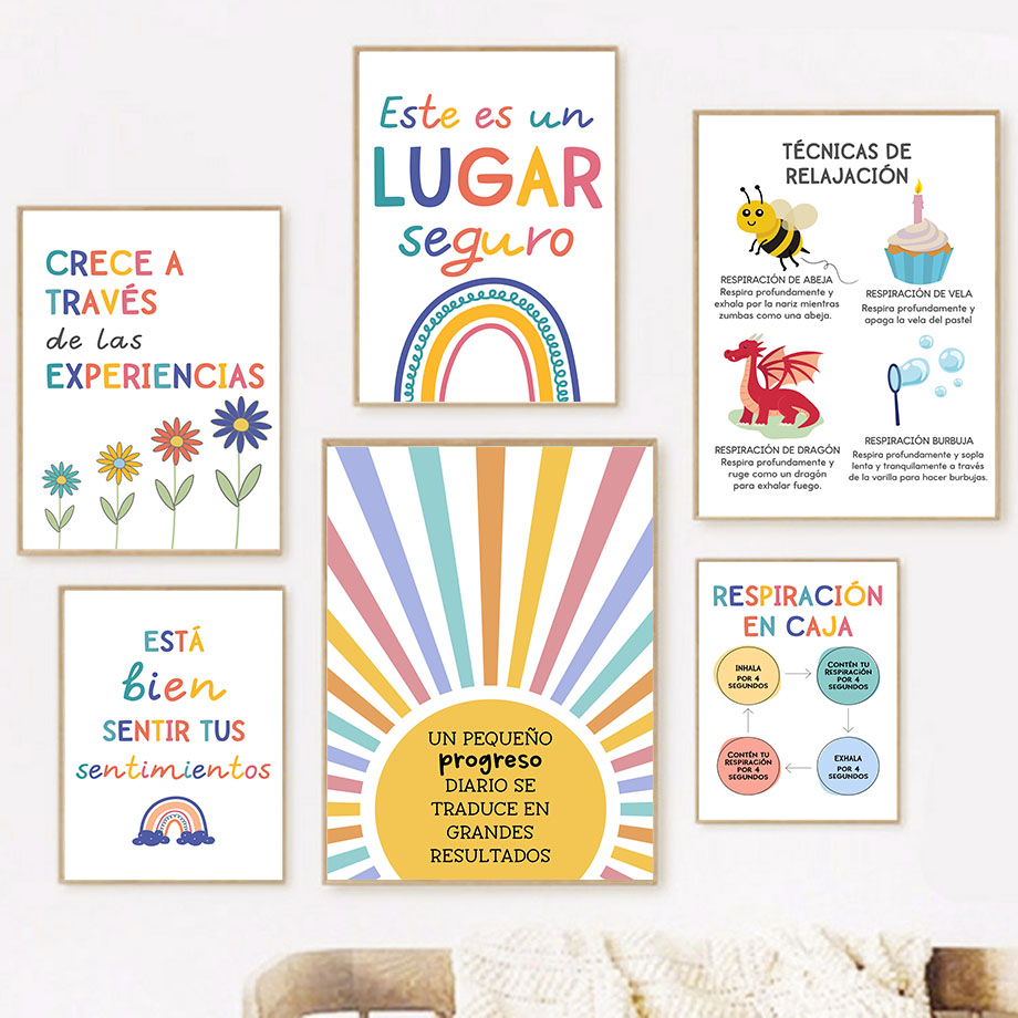 Motto Pendidikan Spanyol Lukis - Kids Education Picture ulasan dan harga
