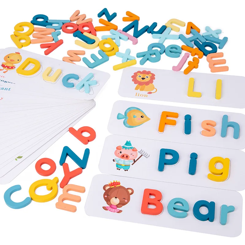 Mainan Edukasi Montessori Kayu - Kids Educational Games Learn English ulasan dan harga