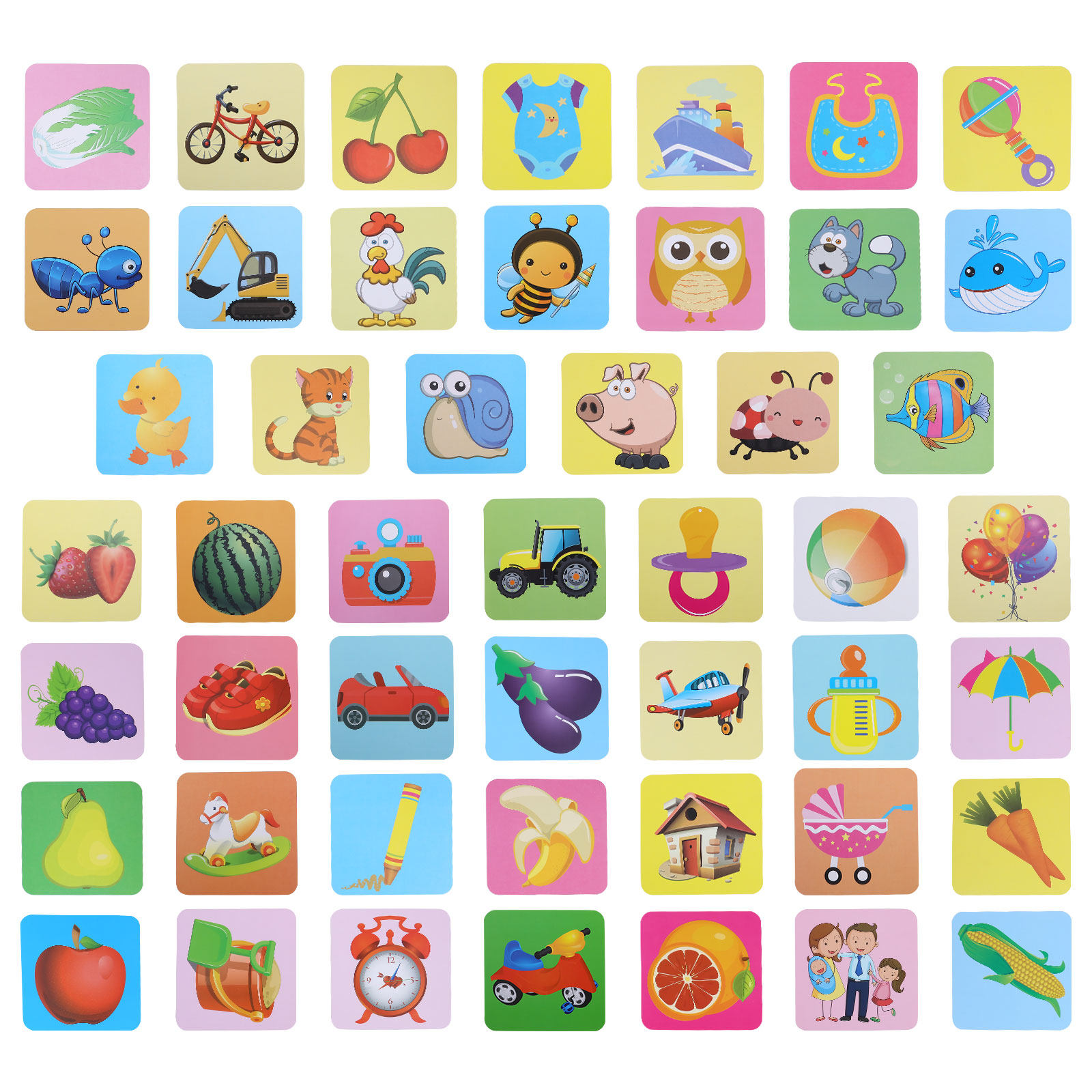 Kartu Stimulasi Visual Pengena - Kids Education Card ulasan dan harga