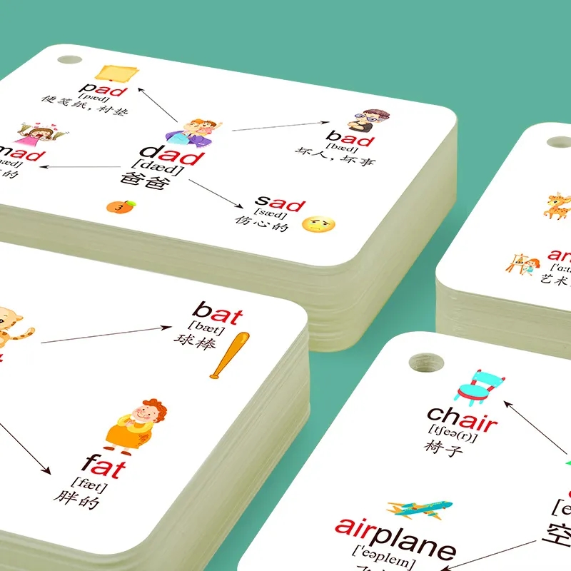 Kartu peta pikiran kata 600 de - Kids Education Card ulasan dan harga