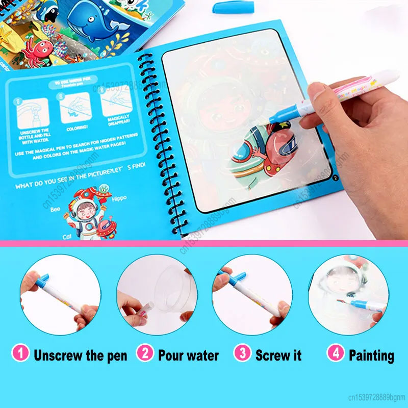 Buku Mewarnai Lukisan Air Ajai - Kids Education Book ulasan dan harga
