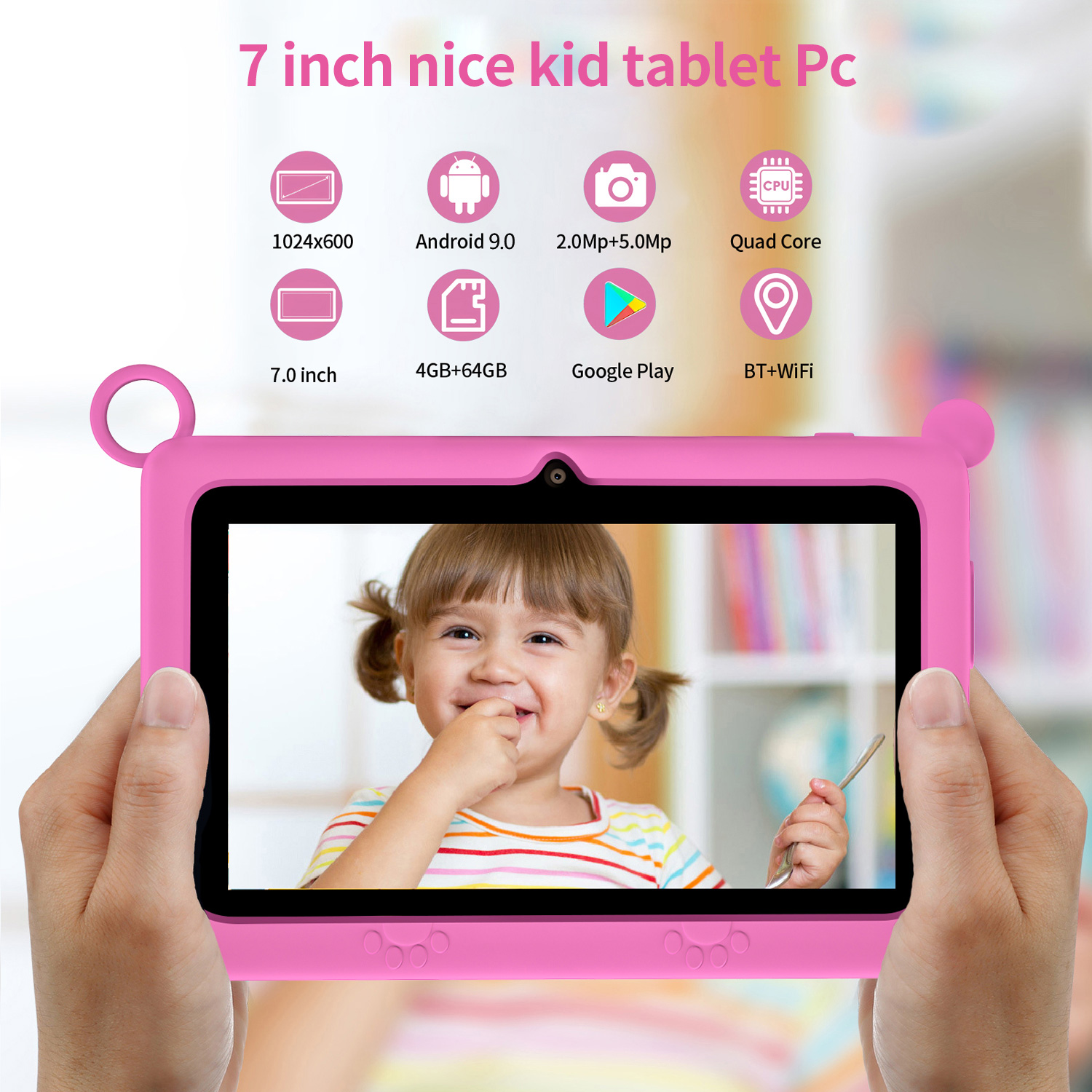 Tablet Anak-anak BDF Baru 7 In - Kids Educational Games Learn English ulasan dan harga