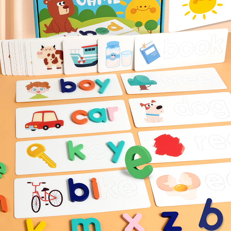 Puzzle Alfabet Kayu Montessori - Kids Educational Games Learn English ulasan dan harga