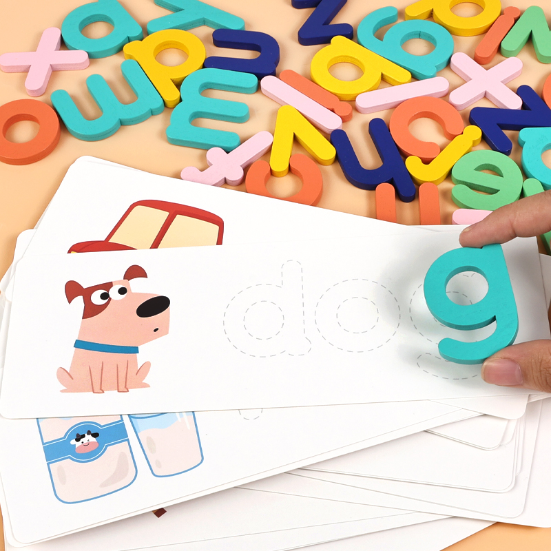Puzzle Alfabet Kayu Montessori - Kids Educational Games Learn English ulasan dan harga
