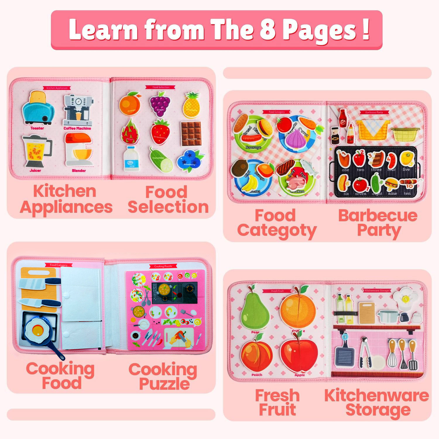 Mainan Montessori papan sibuk  - Kids Education Book ulasan dan harga