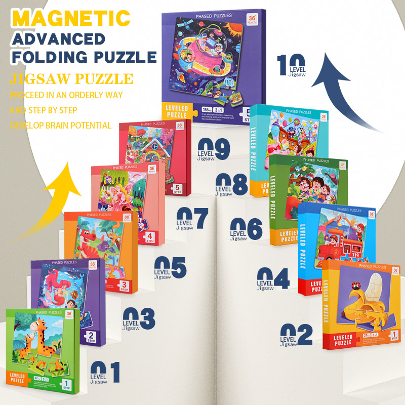 Puzzle Kayu Magnetik Anak-anak - Kids Education Book ulasan dan harga