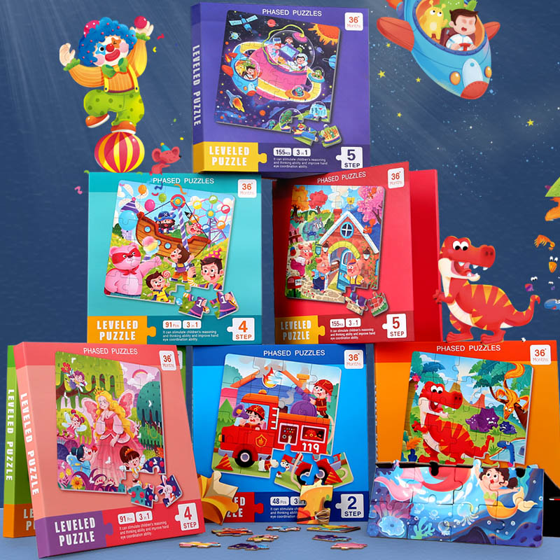 Puzzle Kayu Magnetik Anak-anak - Kids Education Book ulasan dan harga