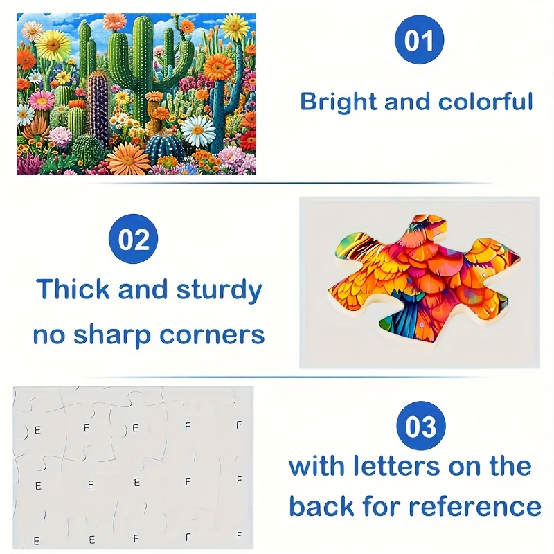 500 Buah Puzzle Jigsaw Gambar  - Kids Education Images ulasan dan harga