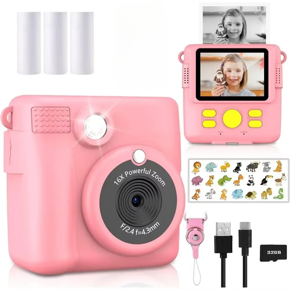 Kamera cetak instan untuk anak - Kids Education Images ulasan dan harga
