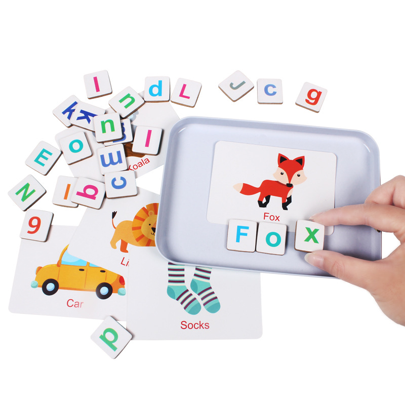 Puzzle Kayu Kartu Flash Permai - Kids Educational Games Learn English ulasan dan harga