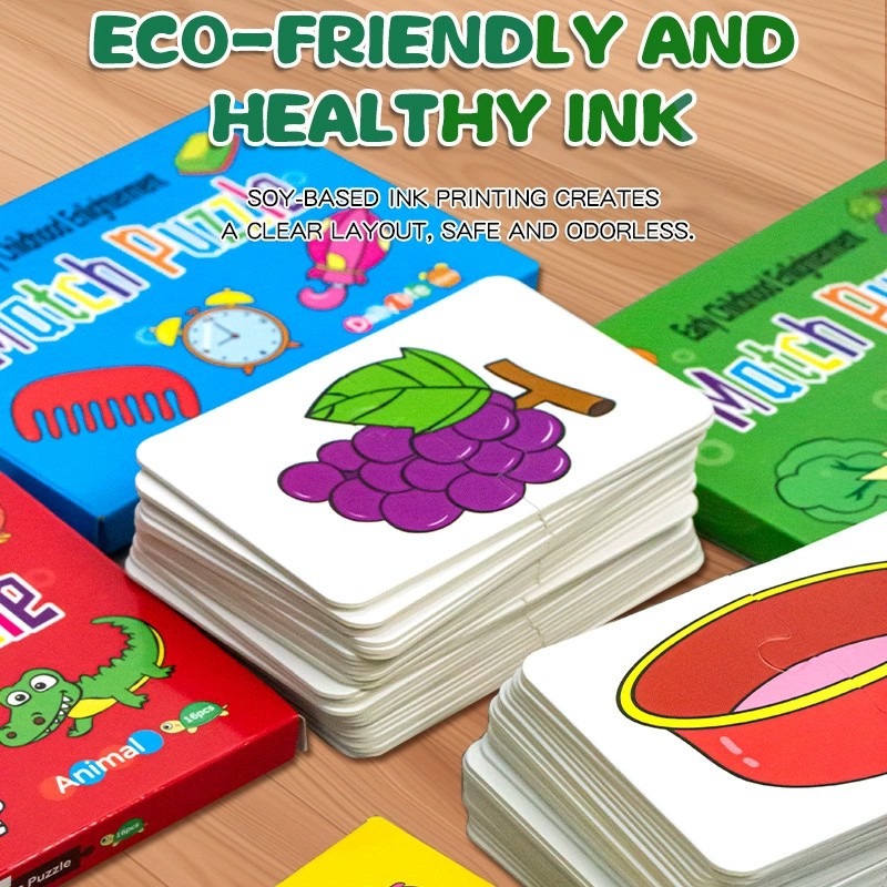 32 Buah Mainan Puzzle Kartu Ya - Kids Education Card ulasan dan harga