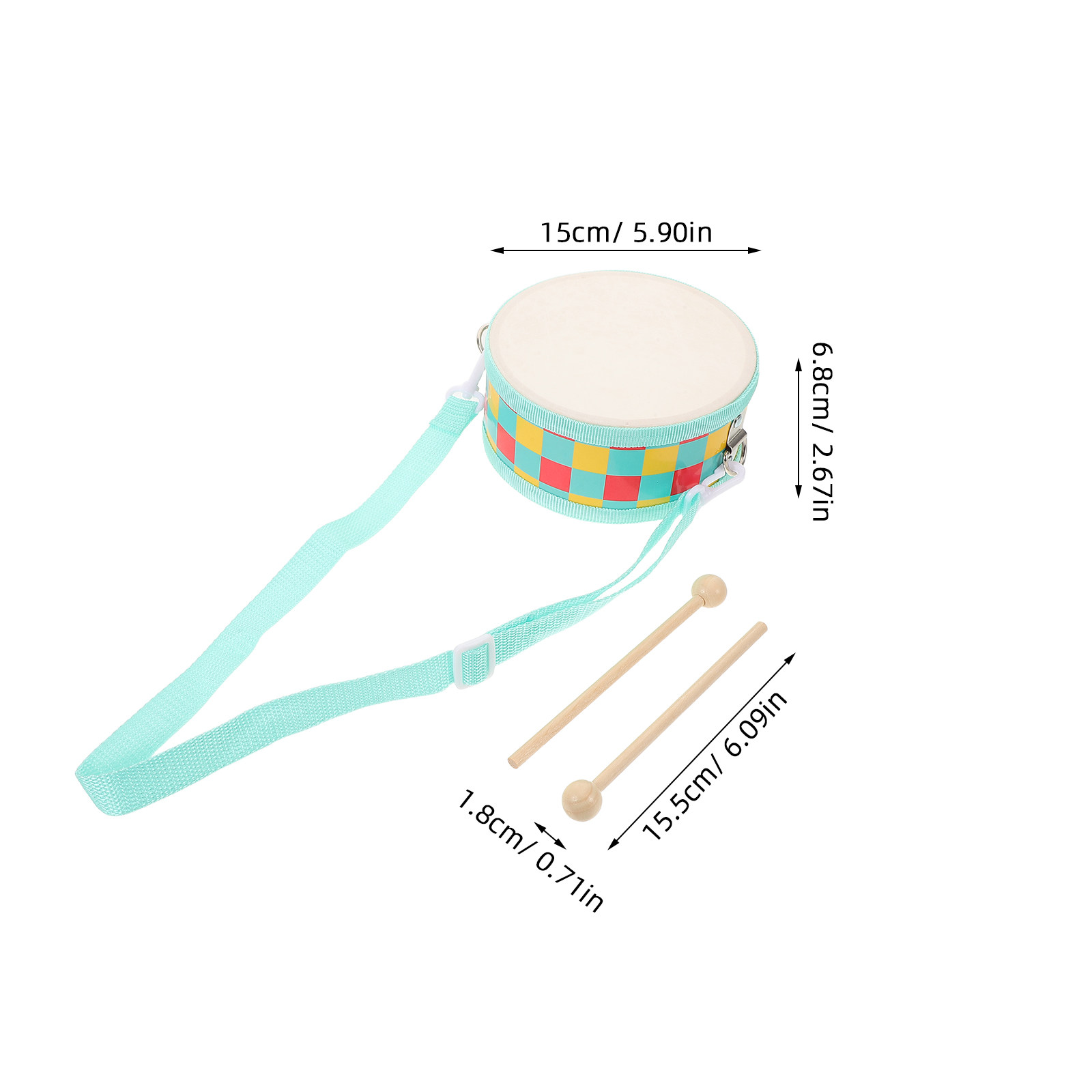 Drum Tangan Anak Dua Sisi, Dru - Kids Early Education ulasan dan harga